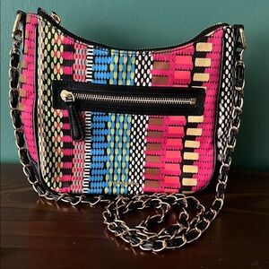 Vera Bradley Vivian Cha Cha Crossbody Bag with Chain Strap